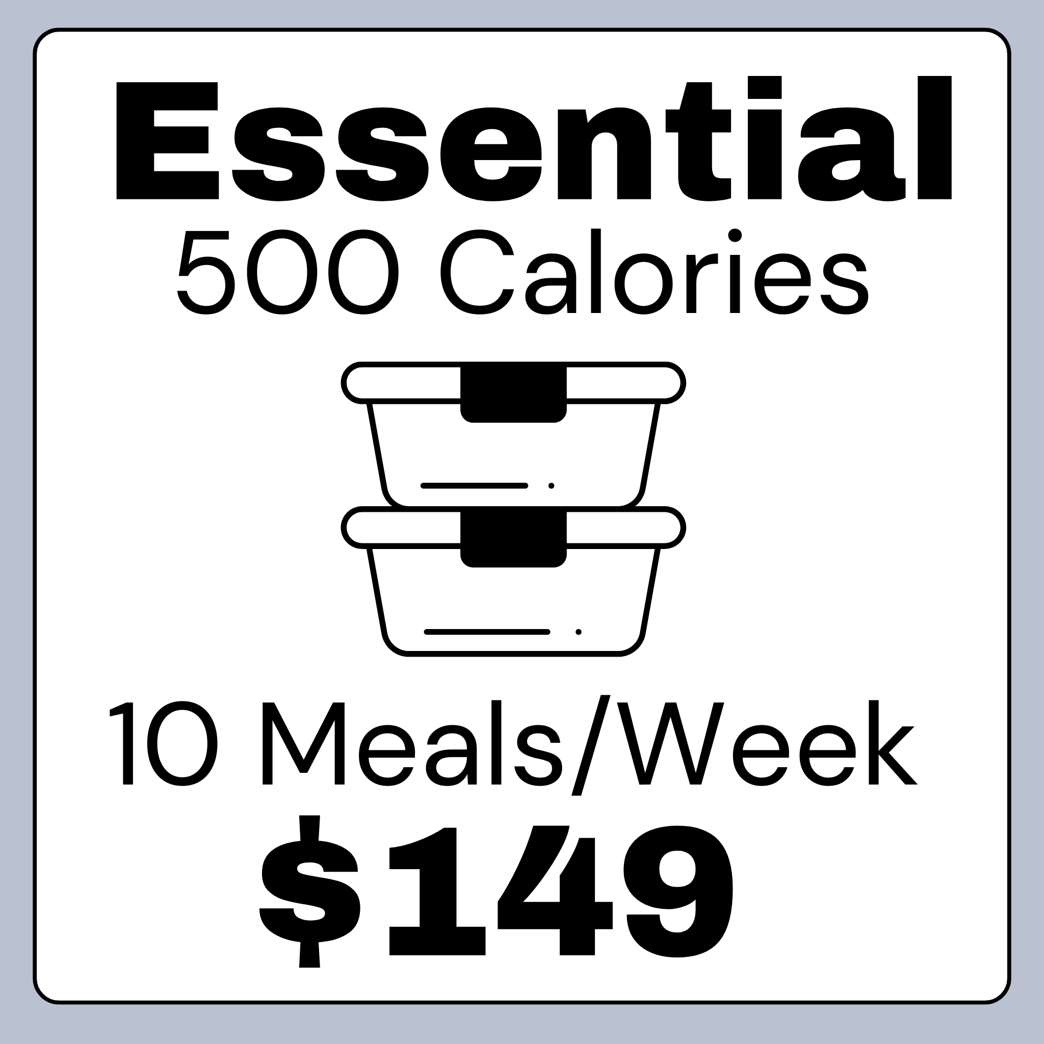 Essential Plan - 500 Cal