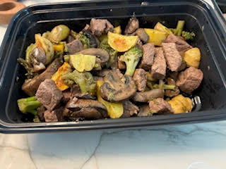 Steak and potato bowl