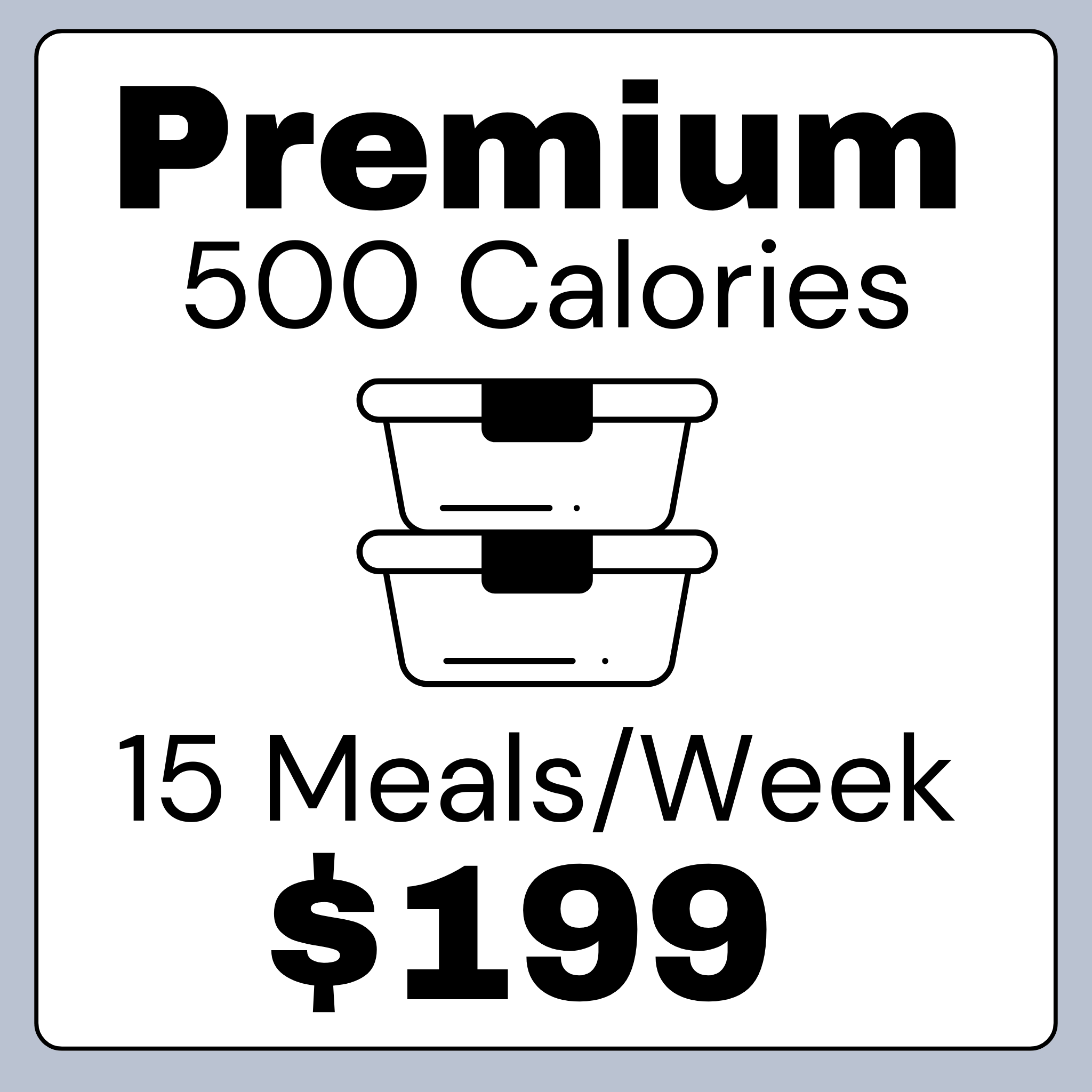 Premium Plan - 500 Cal